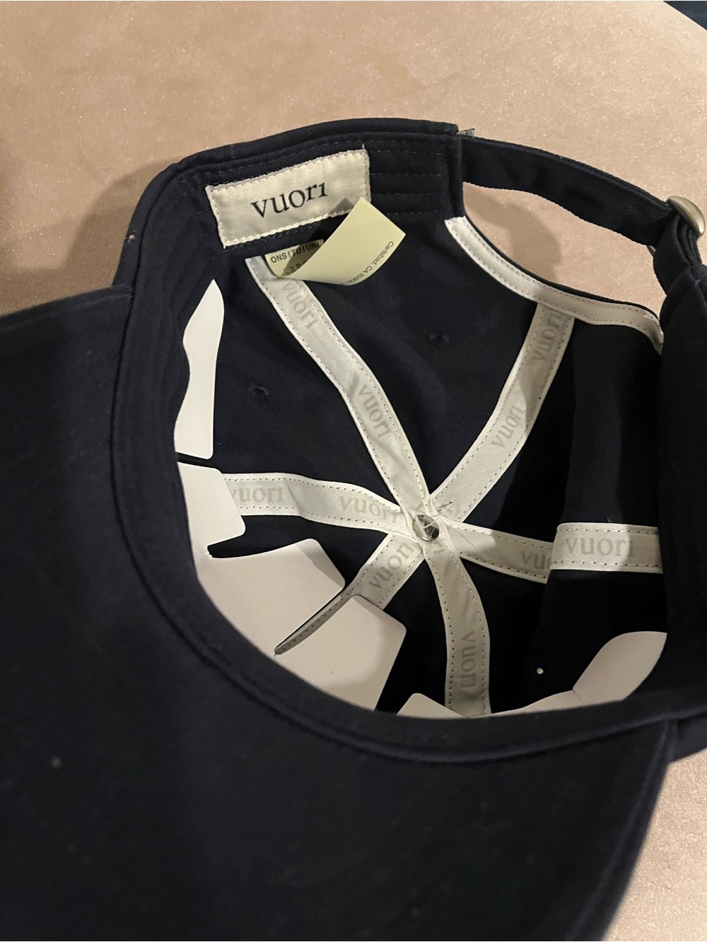 Vuori V1 Navy Baseball Cap Classic Curved Brim NWT (unisexThe Dad Hat) - Picture 6 of 13